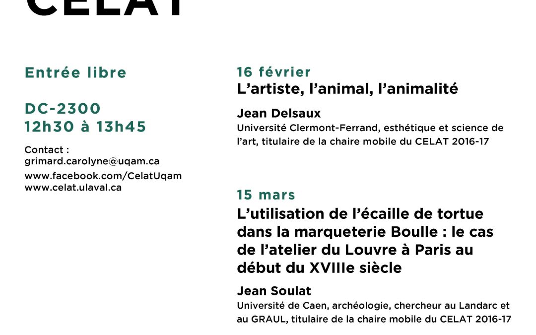 Midi-Causerie à l&rsquo;UQAM – Jean Soulat