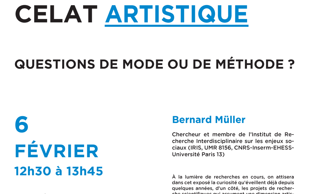 Conférence internationale – Bernard Müller
