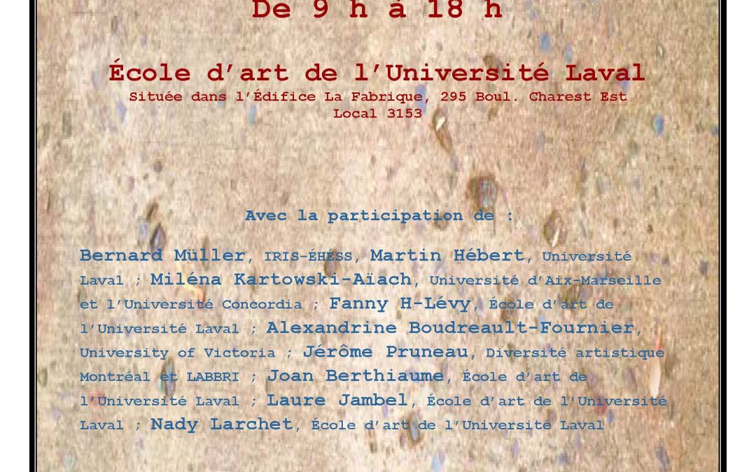Séminaire – Entrelacs de l&rsquo;art et de l&rsquo;anthropologie