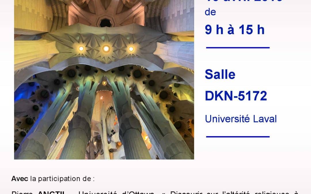 Journée d&rsquo;étude – S&rsquo;interroger sur le pluralisme religieux
