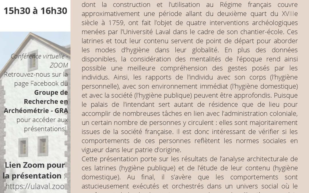 Archéo-vendredi – 26 mars 2021