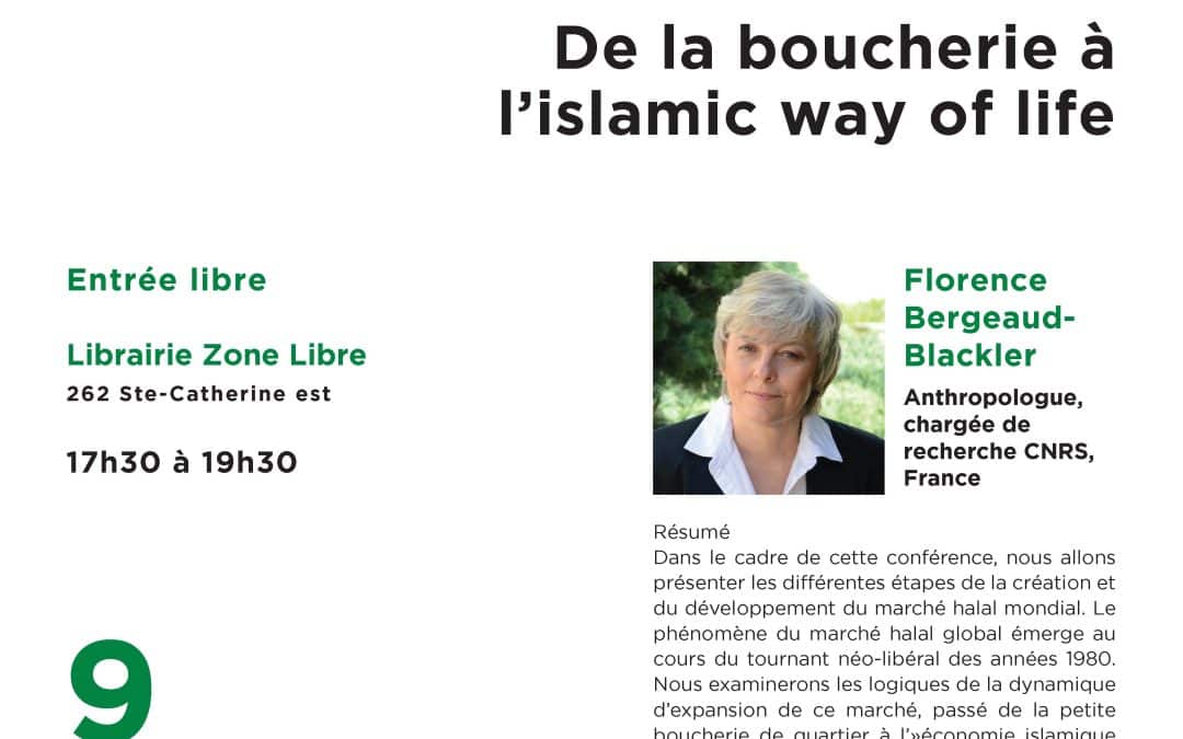 Conférence de Florence Bergeaud-Blackler