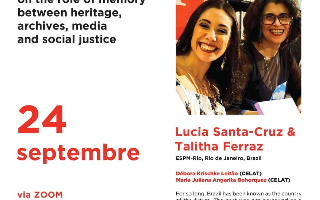Conférence internationale de Lucia Santa-Cruz et Talitha Ferraz (ESPM-Rio)