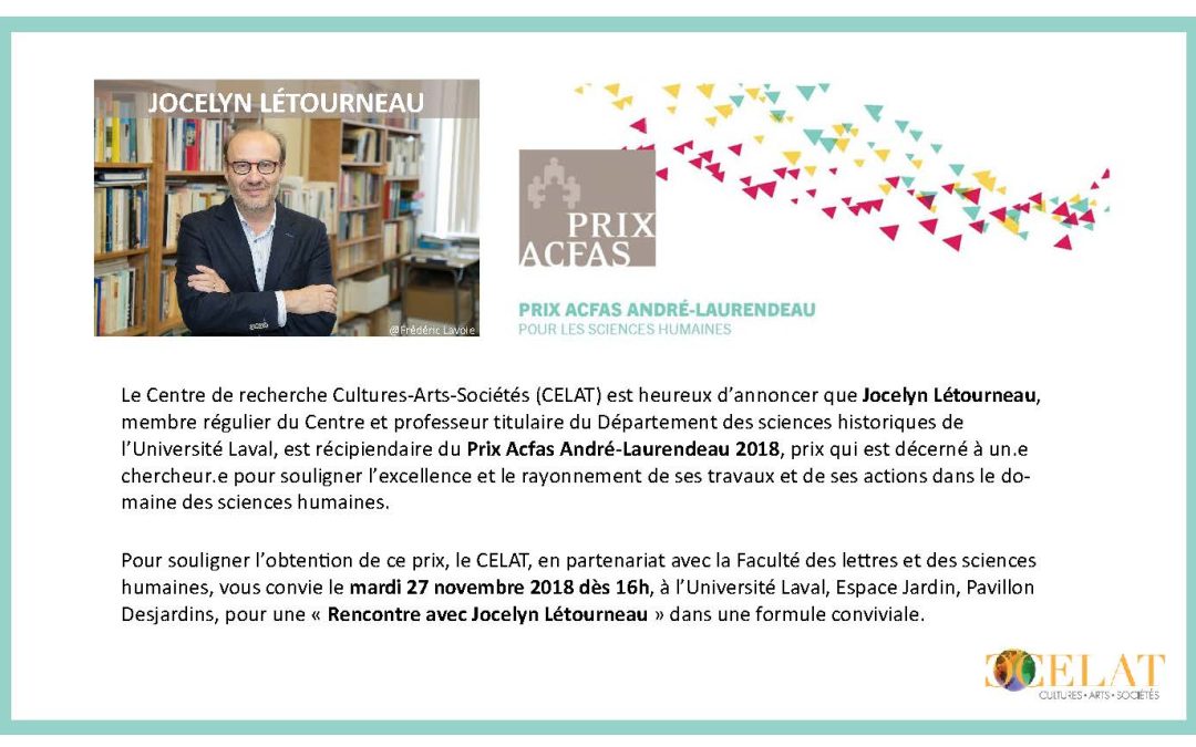 Rencontre avec Jocelyn Létourneau (UL)
