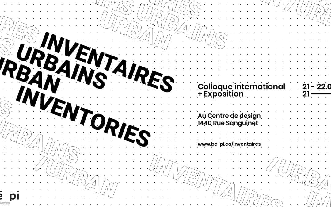 Colloque – Inventaires urbains