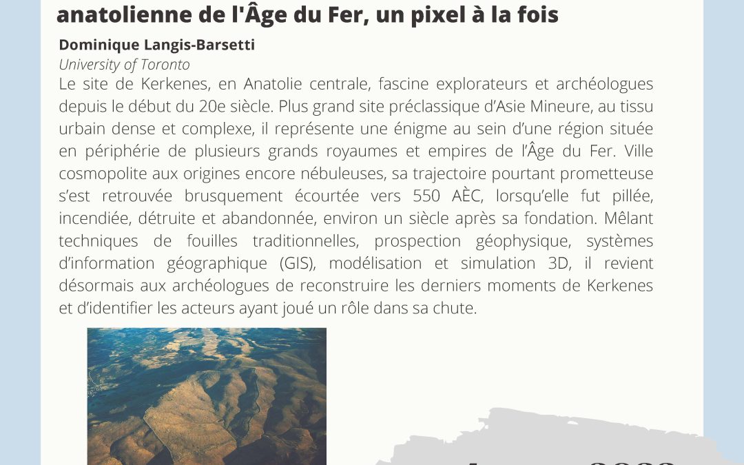 Archéo-vendredi – 4 mars 2022