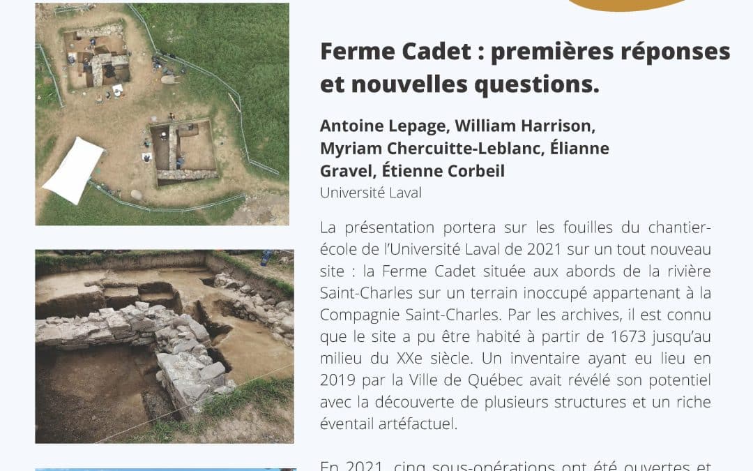 Archéo-vendredi – 8 avril 2022