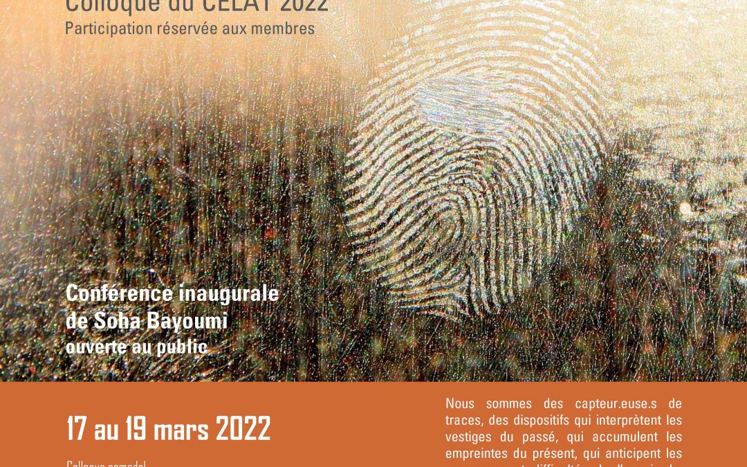 Colloque du CELAT 2022