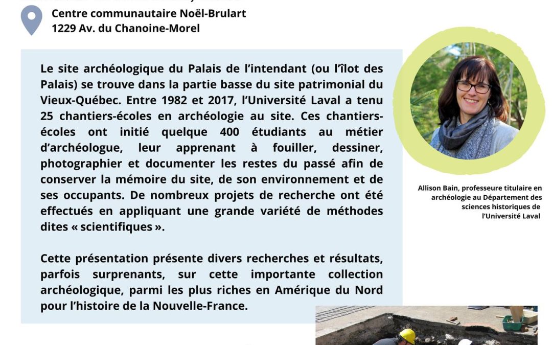 Conférence d’Allison Bain
