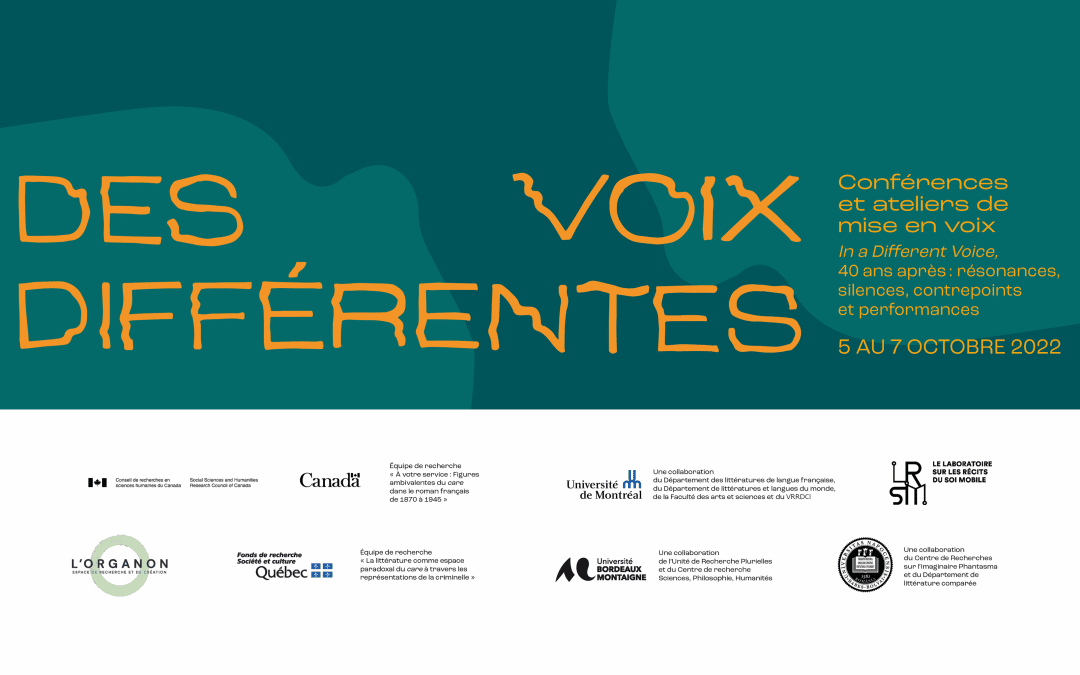 Colloque-atelier Voix différentes
