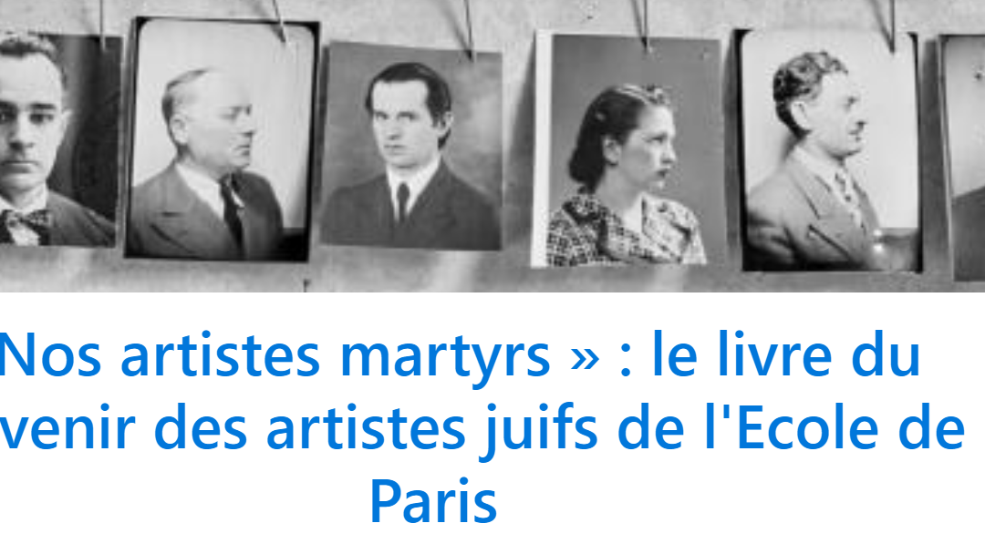 Table ronde autour du livre Nos artistes martyrs