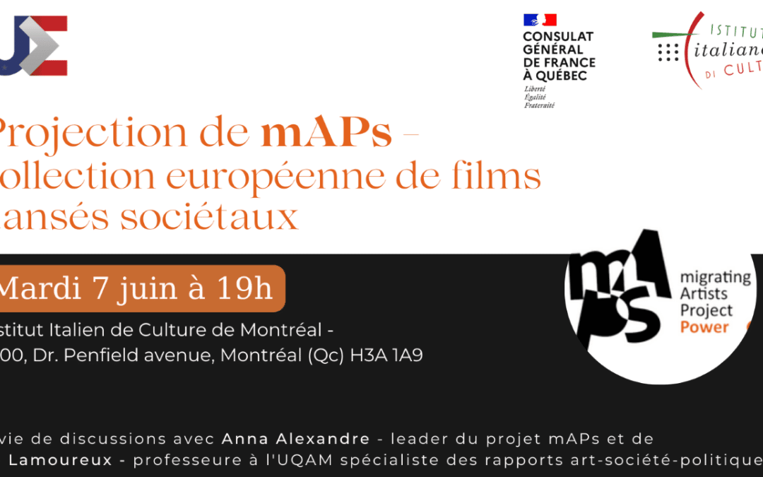 Projection de mAPs, films dansés sociétaux