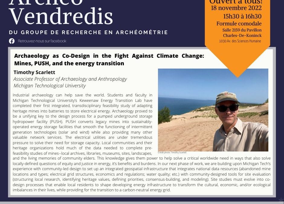Archéo-vendredi – 18 novembre 2022