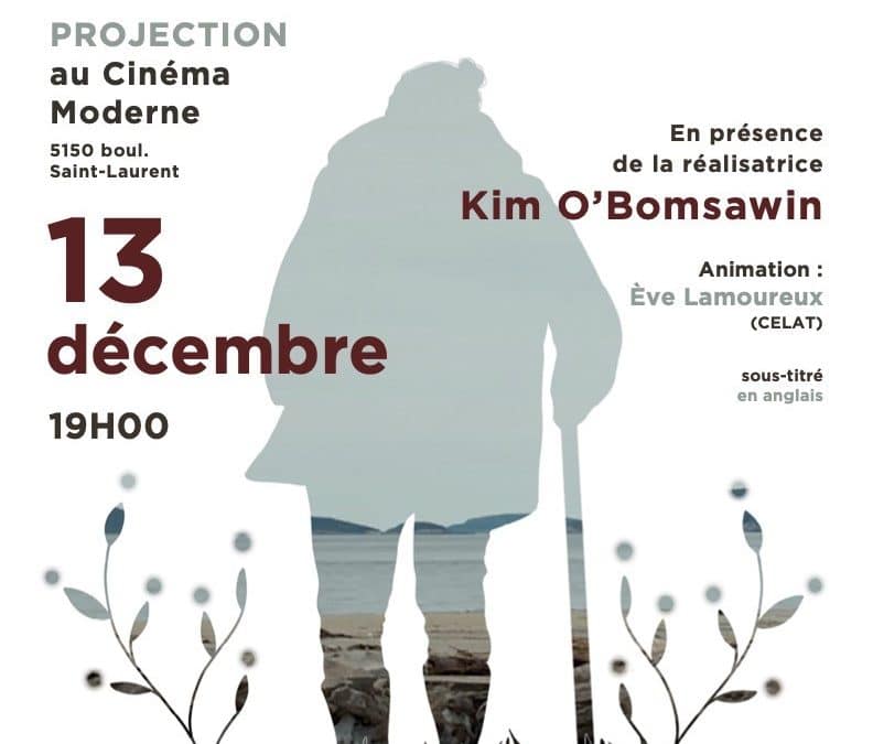 Projection de Je m’appelle humain, en présence de la réalisatrice Kim O’Bomsawin