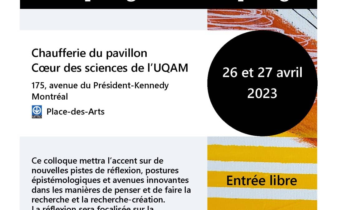 Colloque du CELAT 2023 – Savoirs au pluriel&nbsp;: savoir partager et savoirs partagés