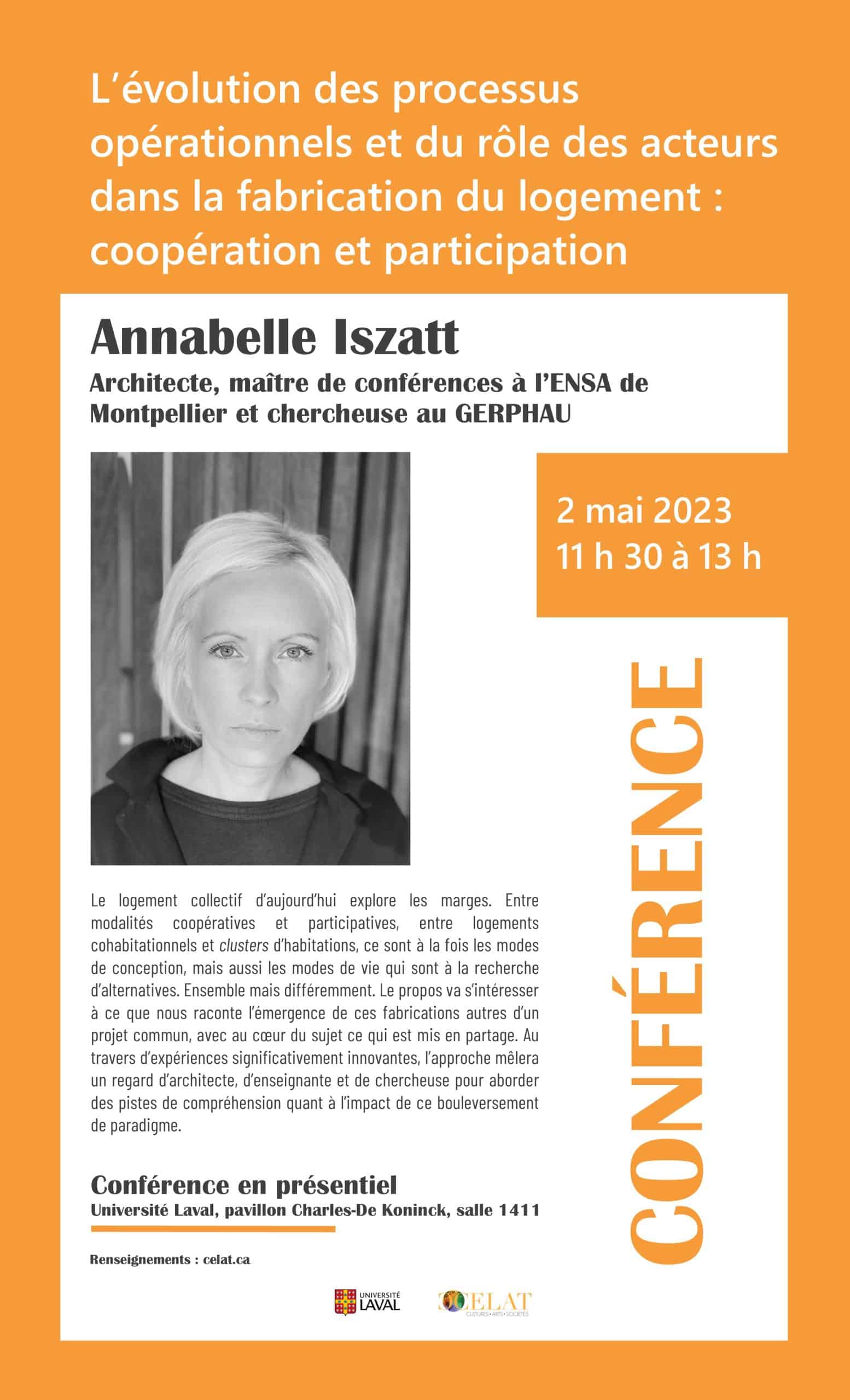 Conférence d’Annabelle Iszatt, UL
