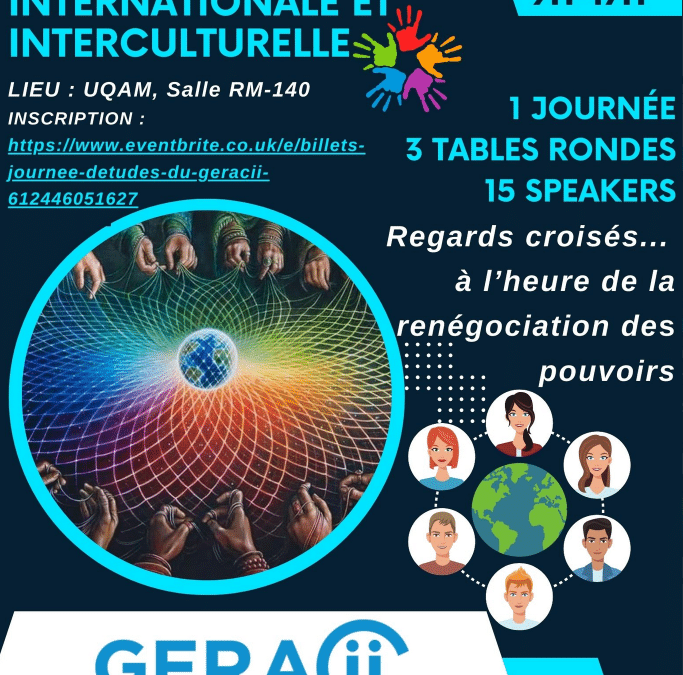 Journée d’études en communication internationale et interculturelle du GERACII