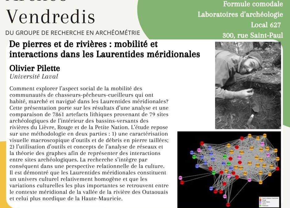 Archéo-vendredi – 6 octobre 2023