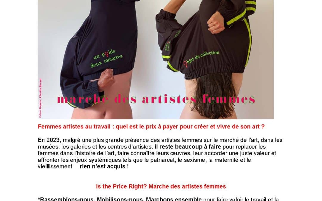 « Is The Price Right? Marche des artistes femmes »