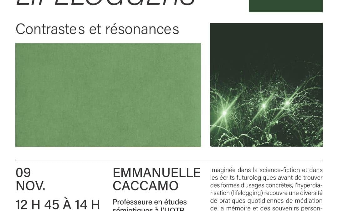 Midi-causerie «&nbsp;Portraits de lifeloggers. Contrastes et résonances&nbsp;»