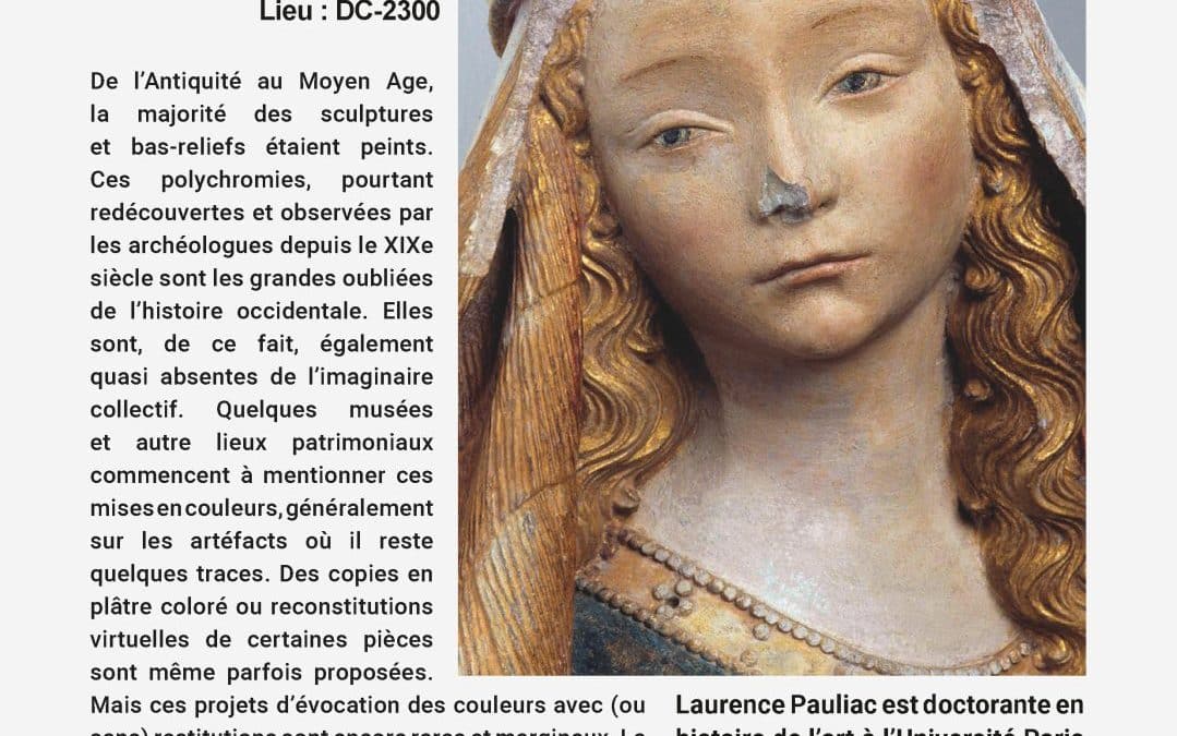 Conférence de Laurence Pauliac «&nbsp;Sur les traces des polychromies&nbsp;»