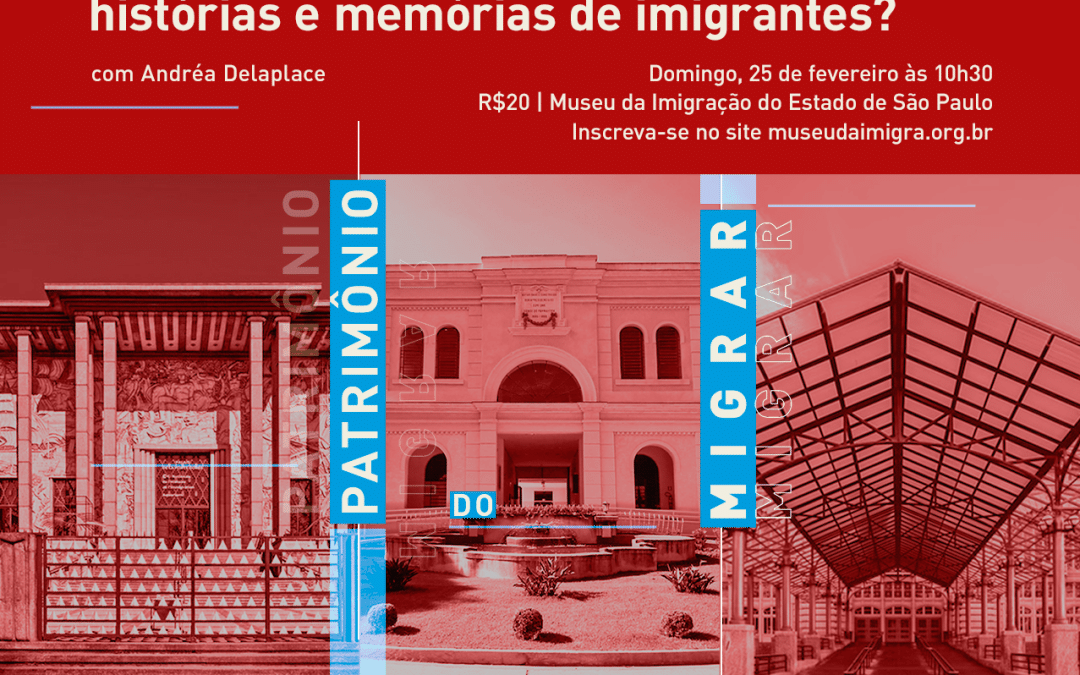 Conférence et atelier avec Andréa Delaplace sur le patrimoine de la migration