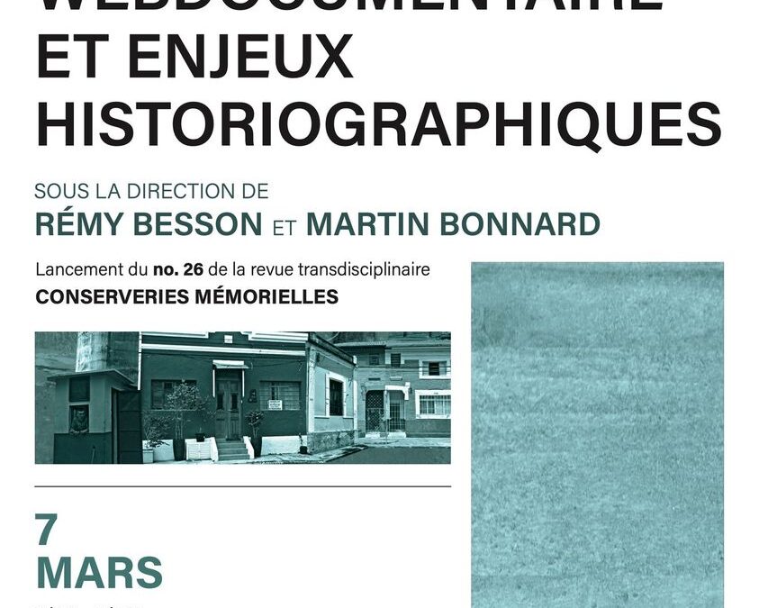 Lancement du 26e numéro de la revue Conserveries mémorielles