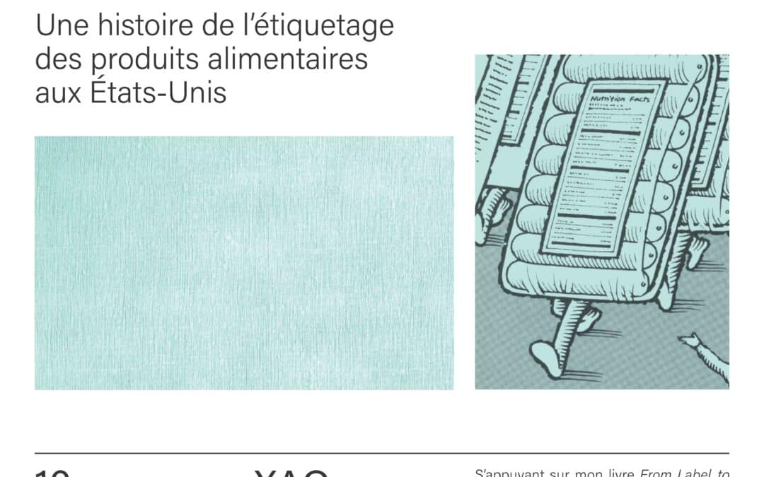 Conférence de Xaq Frohlich « Du label à la table. Une histoire de l’étiquetage des produits alimentaires aux États-Unis »