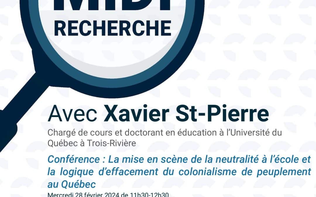 Conférences en éducation de Brigitte Caulier, Stéphane Boulé et Xavier St-Pierre