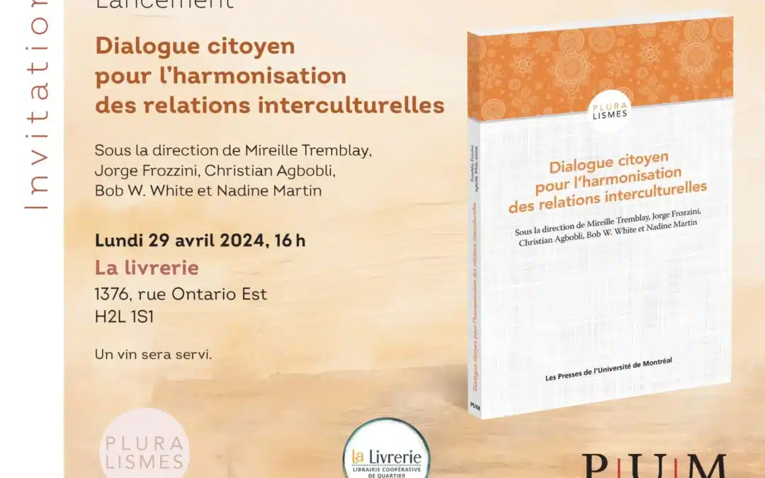 Lancement du livre Dialogue citoyen pour l’harmonisation des relations interculturelles