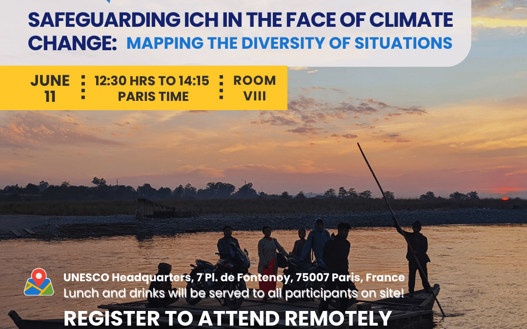 Table ronde « Sauvegarder le PCI pour faire face au changement climatique : cartographier la diversité des situations »