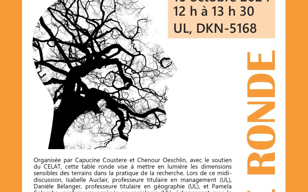 Table ronde «&nbsp;Terrains sensibles&nbsp;: enjeux pour les chercheur-ses en sciences humaines et sociales&nbsp;»