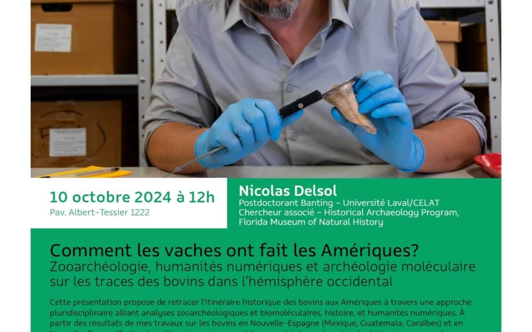 Conférences de Nicolas Delsol sur l’itinéraire historique des bovins aux Amériques