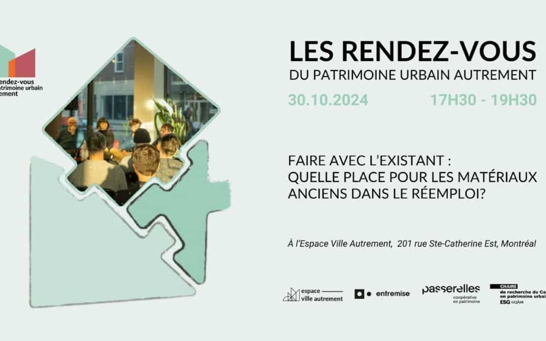 Les Rendez-vous du patrimoine autrement