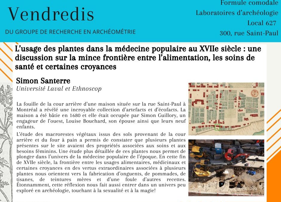 Archéo-vendredi  – 22 novembre 2024