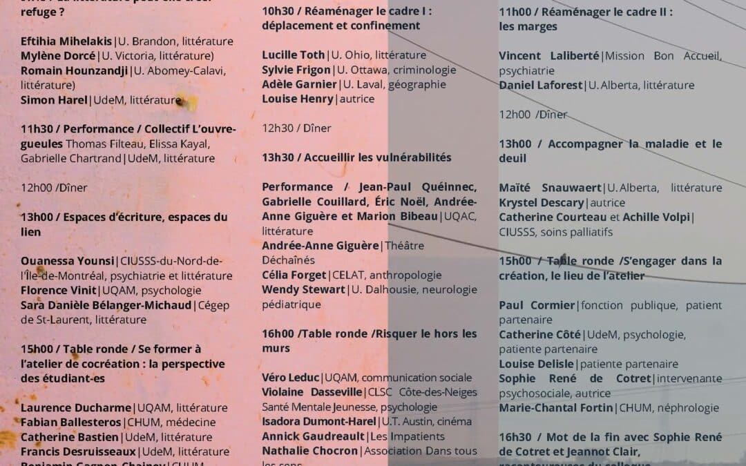 Colloque La création dans et hors les murs de l’université