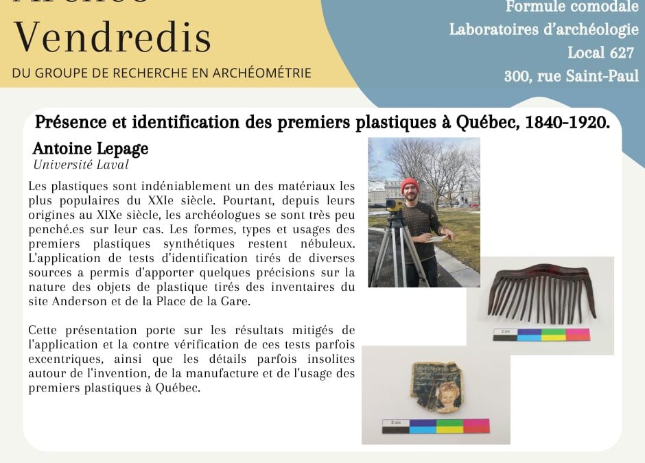 Archéo-vendredi – 28 mars 2025