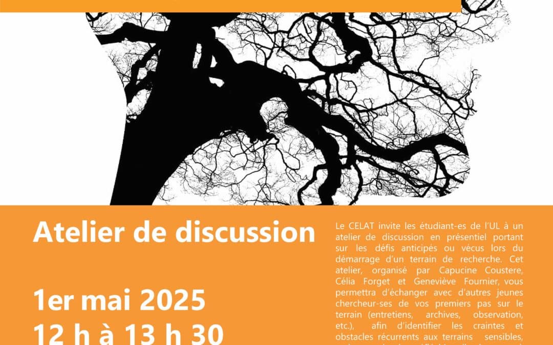 Atelier « Terrains sensibles : début du terrain et dépannage collectif »