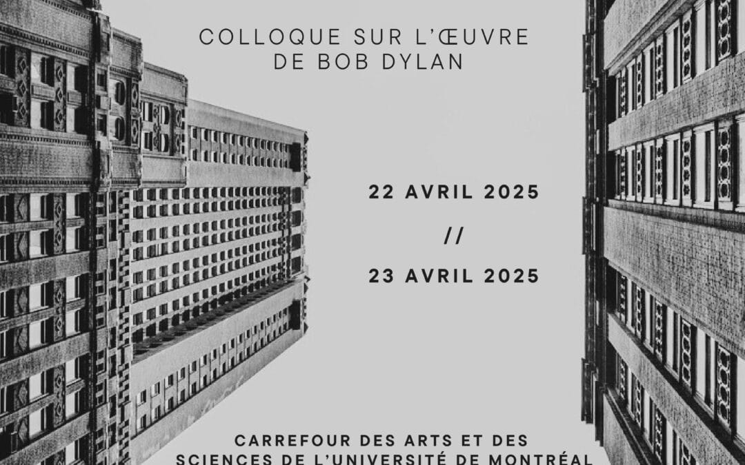 It ain’t me… fictions dylaniennes : colloque sur l’œuvre de Bob Dylan