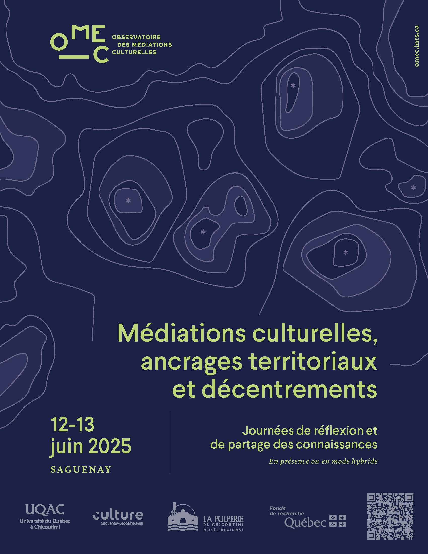 Médiations culturelles, ancrages territoriaux et décentrements – affiche