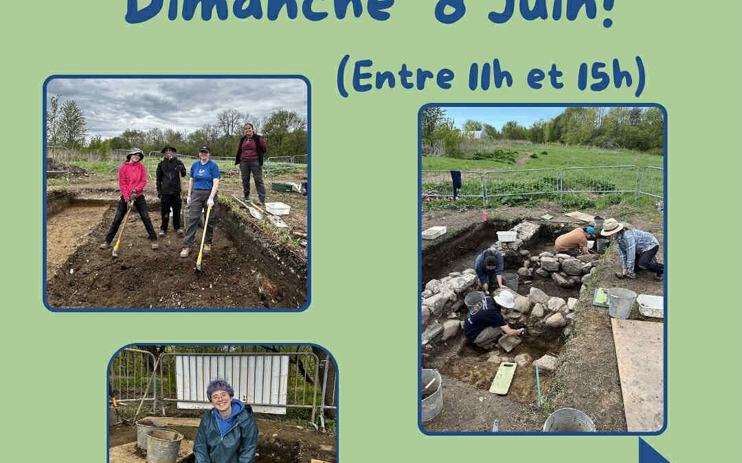 Journée portes ouvertes 2025 au site de la ferme Cadet – chantier-école en archéologie de l’Université Laval