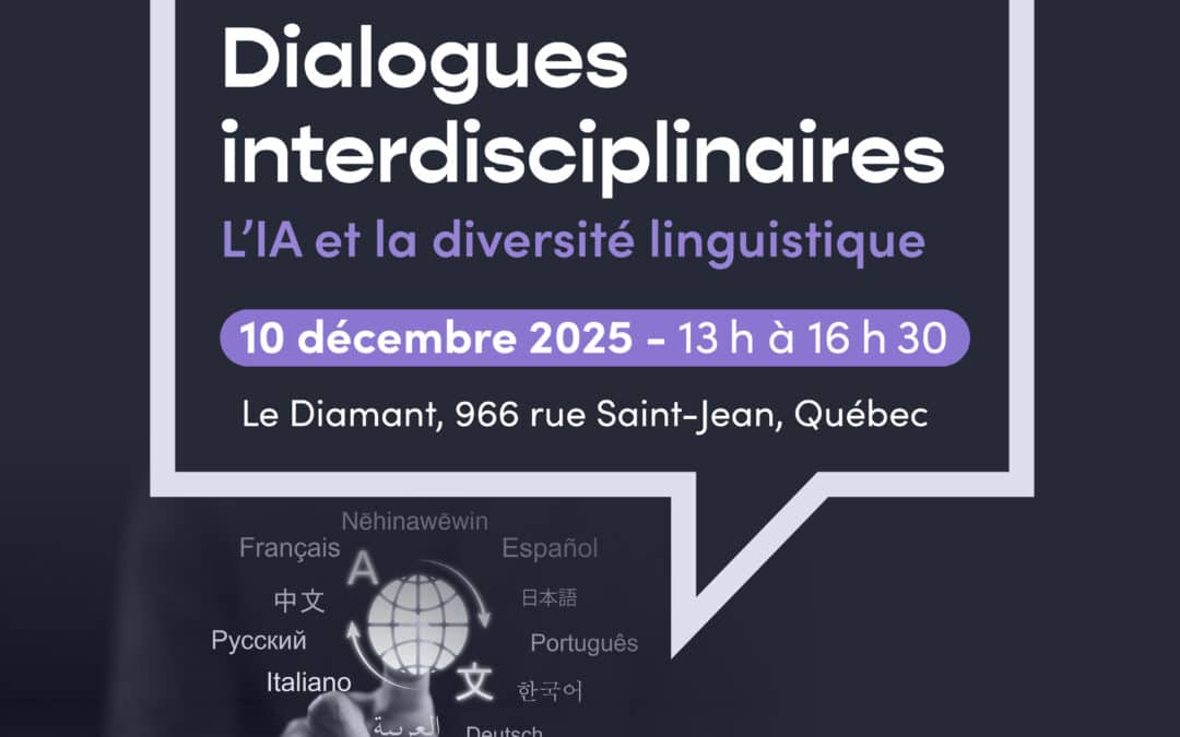 Panel « L’IA et la diversité linguistique » dans la série « Dialogues interdisciplinaires »