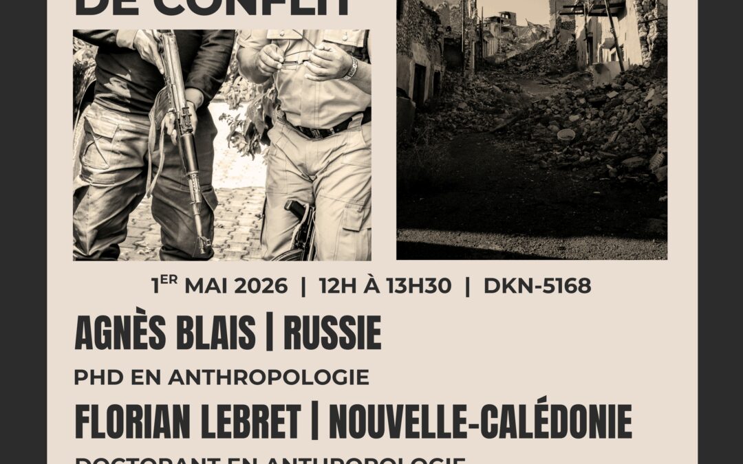 Panel de discussion « Terrains de recherche en zone de conflit »