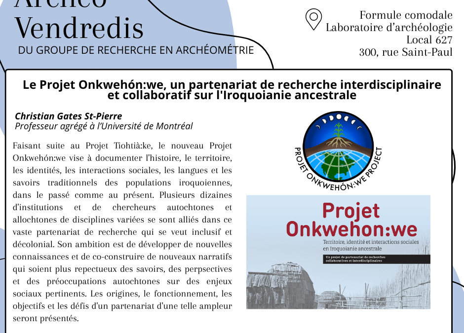 Archéo-vendredi – 13 février 2026