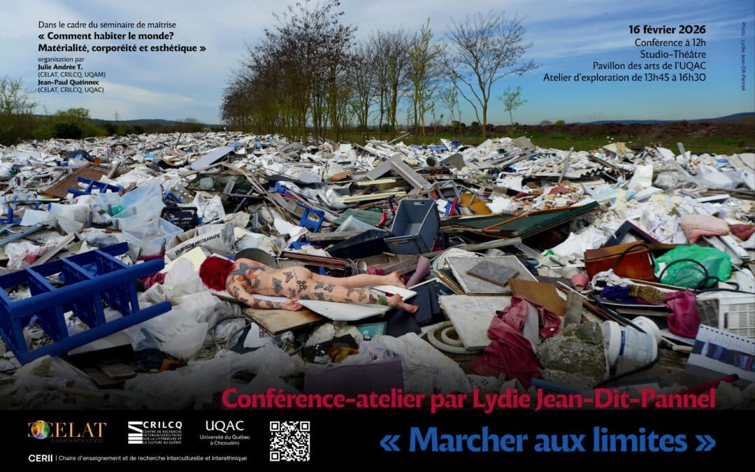 Conférence-atelier « Marcher aux limites » par Lydie Jean-Dit-Pannel