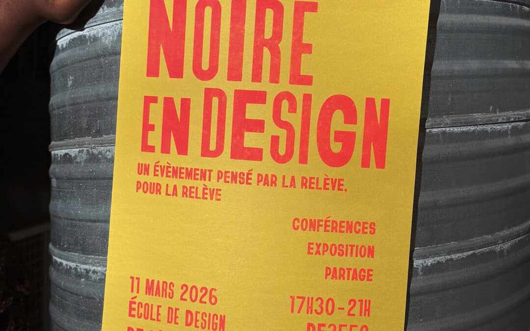 Événement L’expérience noire en design (REPORTÉ AU 13 MARS 2026)