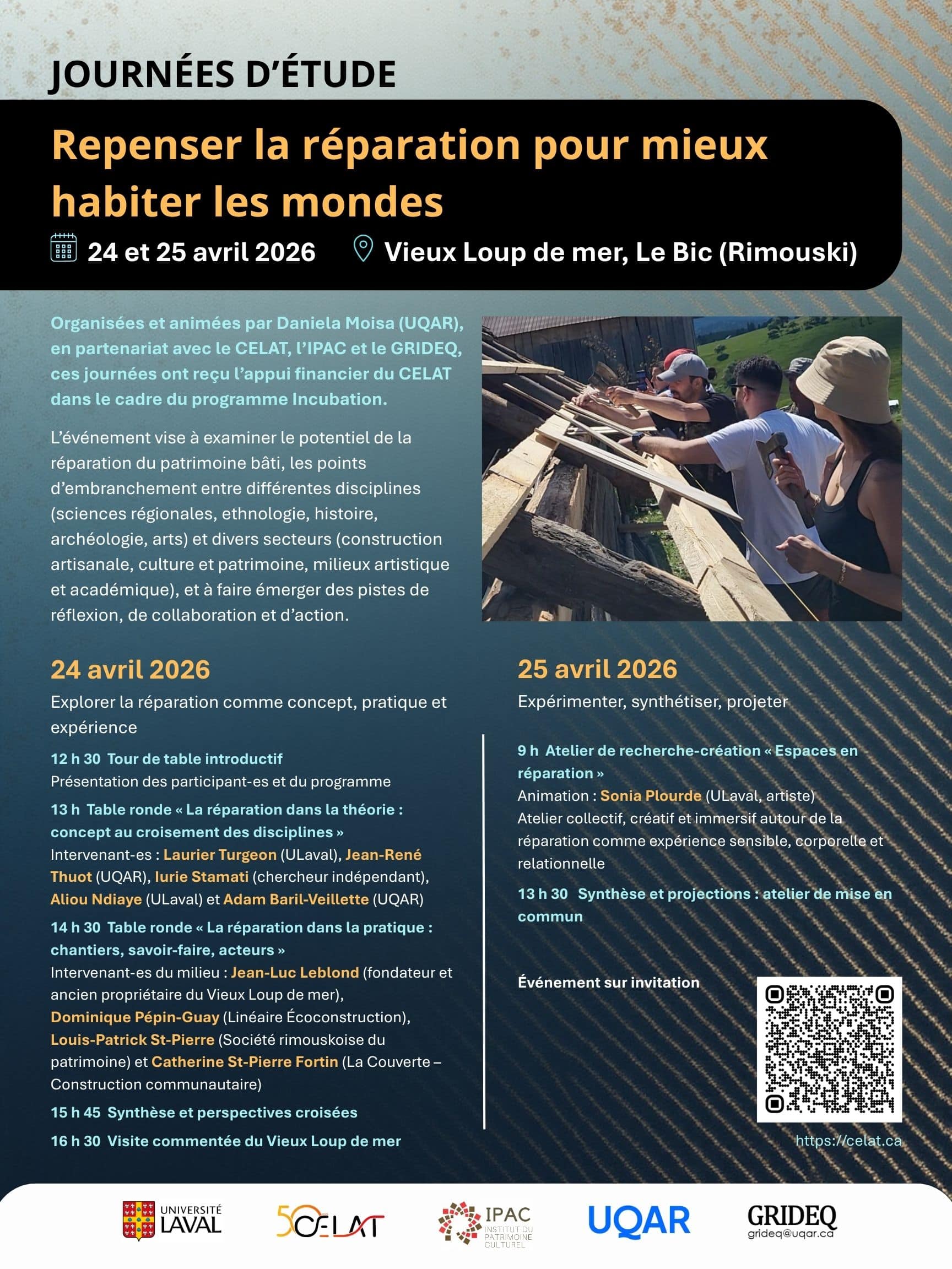 Journées d’étude Repenser la réparation pour mieux habiter les mondes , vf